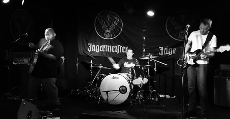 the logo aaron made,shaun burned,and russ taped back together