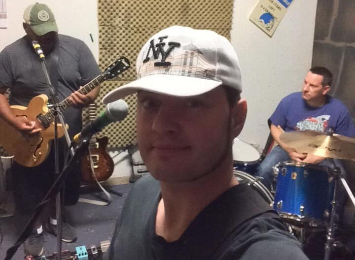 the logo aaron made,shaun burned,and russ taped back together